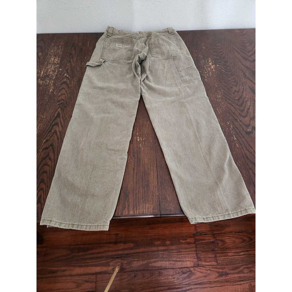 Lee Dungarees Carpenter Jeans Men's 32x32 Tan Relaxed Fit Workwear Pants Work